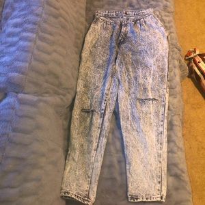 Vintage Congo trader acid-wash jeans